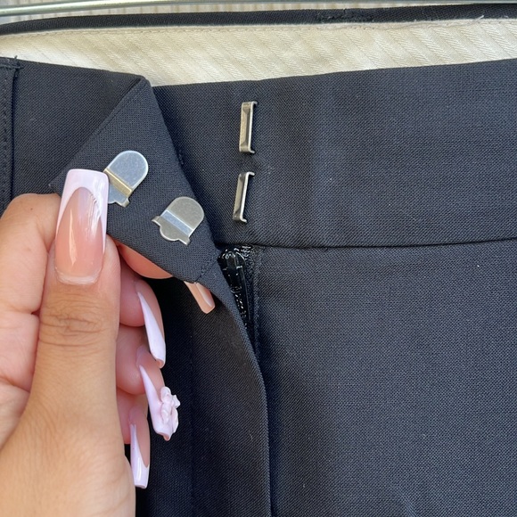 THEORY Traceable Wool Slim Straight-Leg Trousers Size 6 - Picture 9 of 12